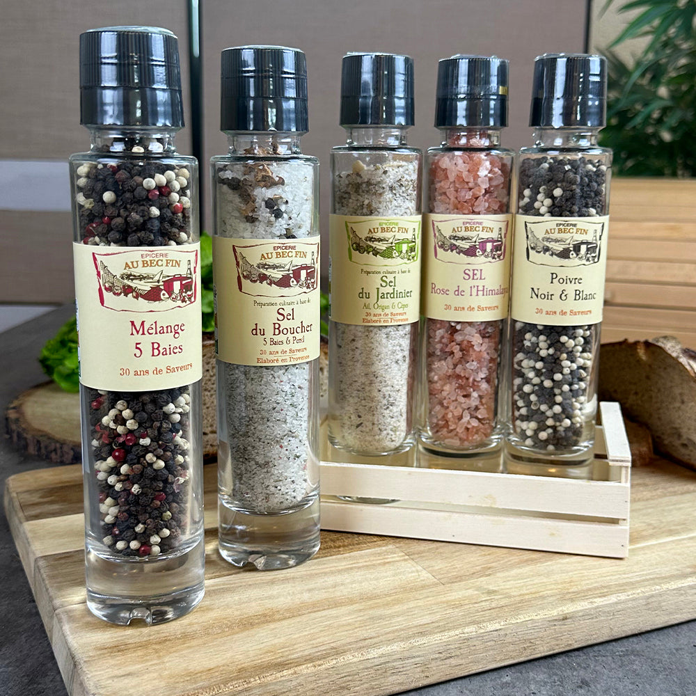 Butcher's salt (peppercorns, parsley and morels) - Maison Duffour UAE Gourmet Food Store Dubai