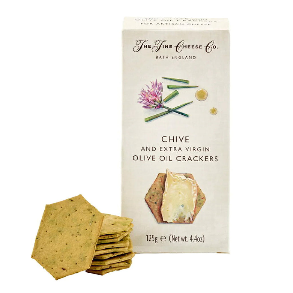 Chive and extra virgin olive oil crackers, Maison Duffour, Dubai, UAE