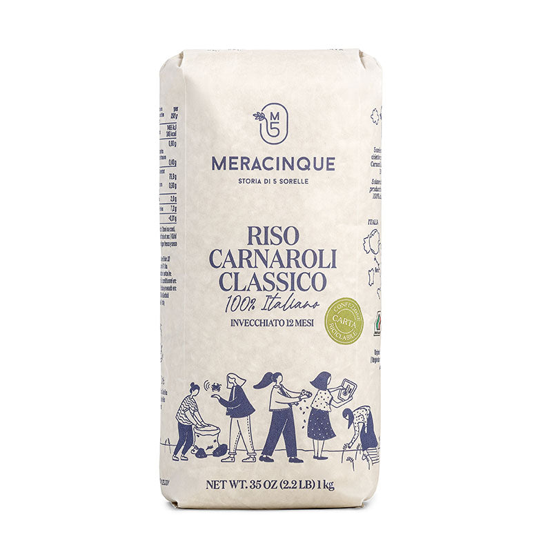 Risotto Rice Carnaroli Classico Meracinque 1kg