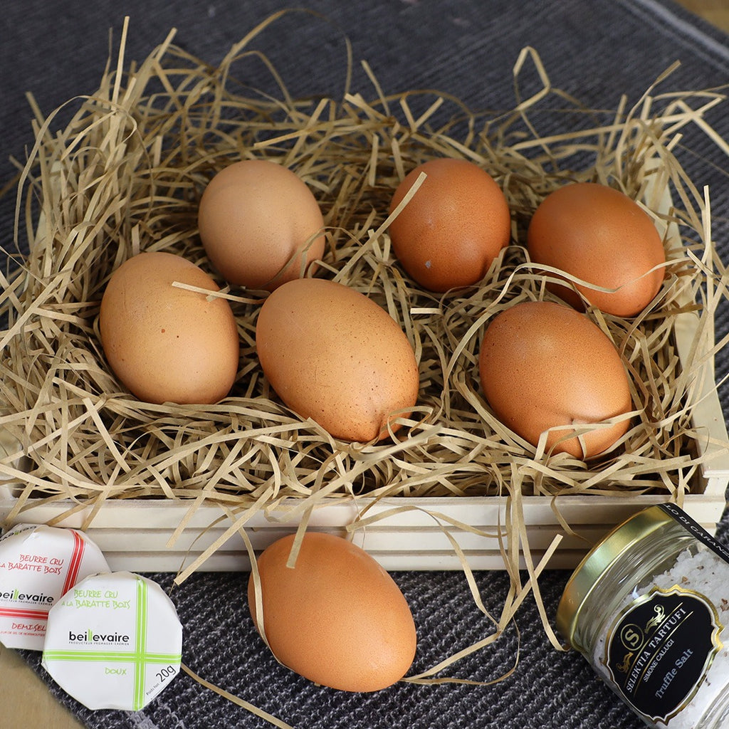 Free-range organic eggs, Maison Duffour, Dubai, UAE