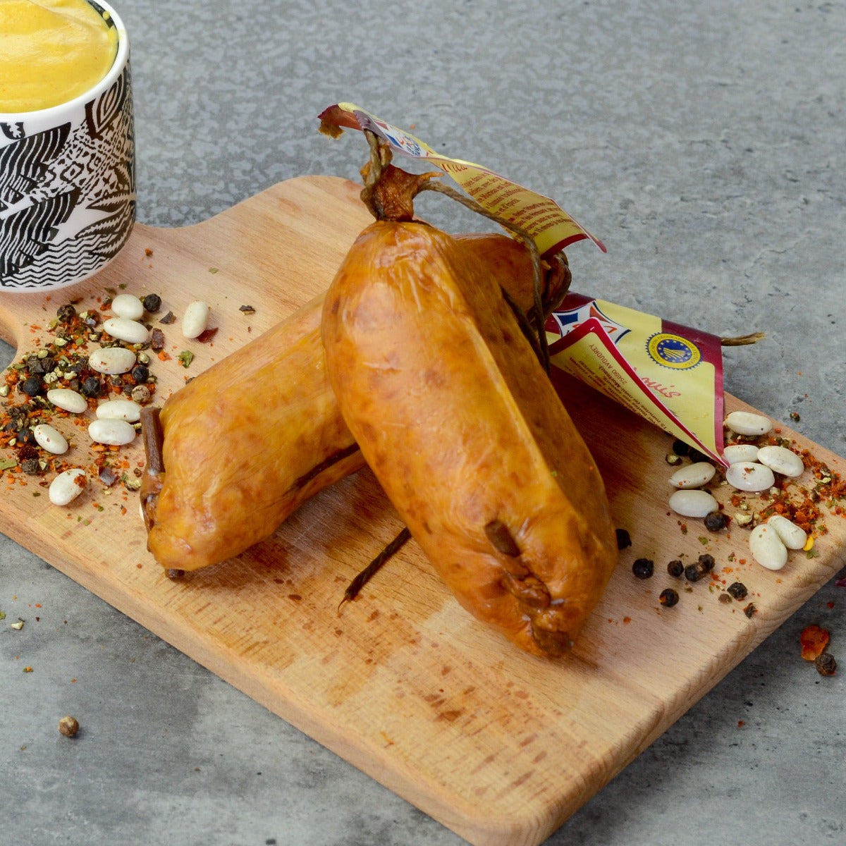 Morteau pork sausage (non halal), France | Maison Duffour