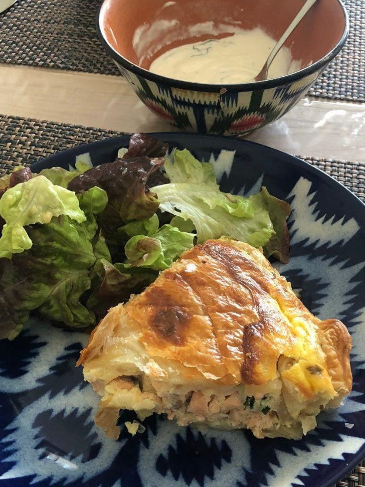 Salmon Koulibiak - a recipe from my mother