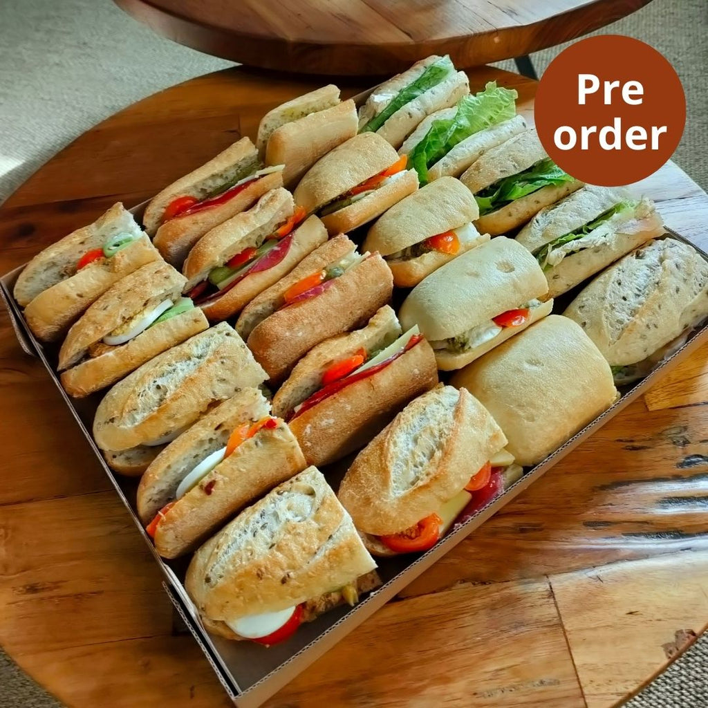 Mixed sandwich box, Maison Duffour, Dubai, UAE, Catering