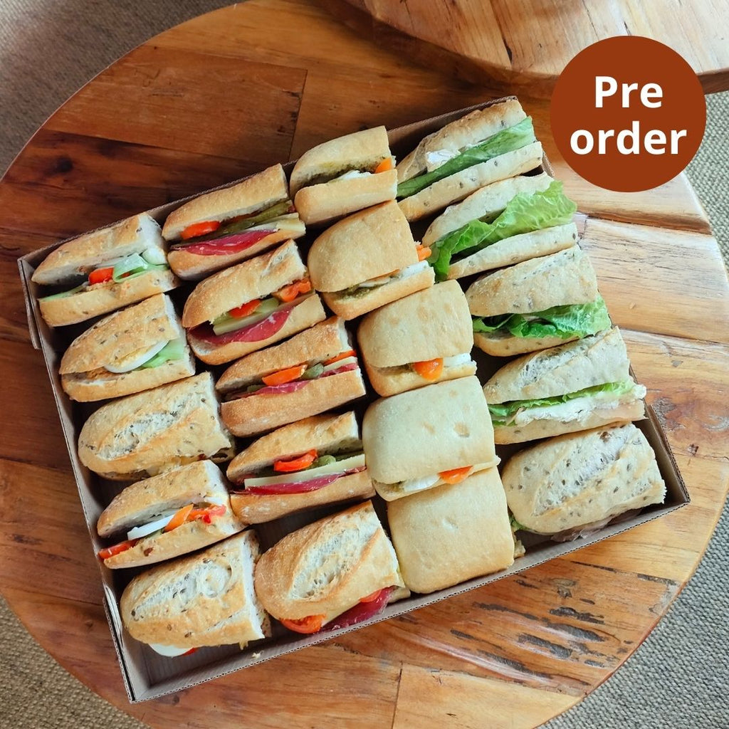 Mixed sandwich box, Maison Duffour, Dubai, UAE, Catering