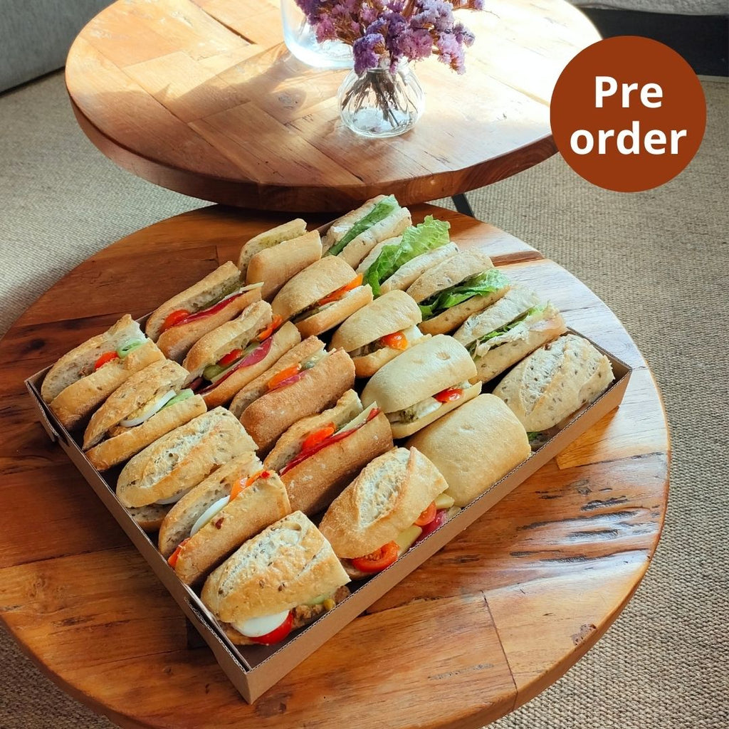 Mixed sandwich box, Maison Duffour, Dubai, UAE, Catering