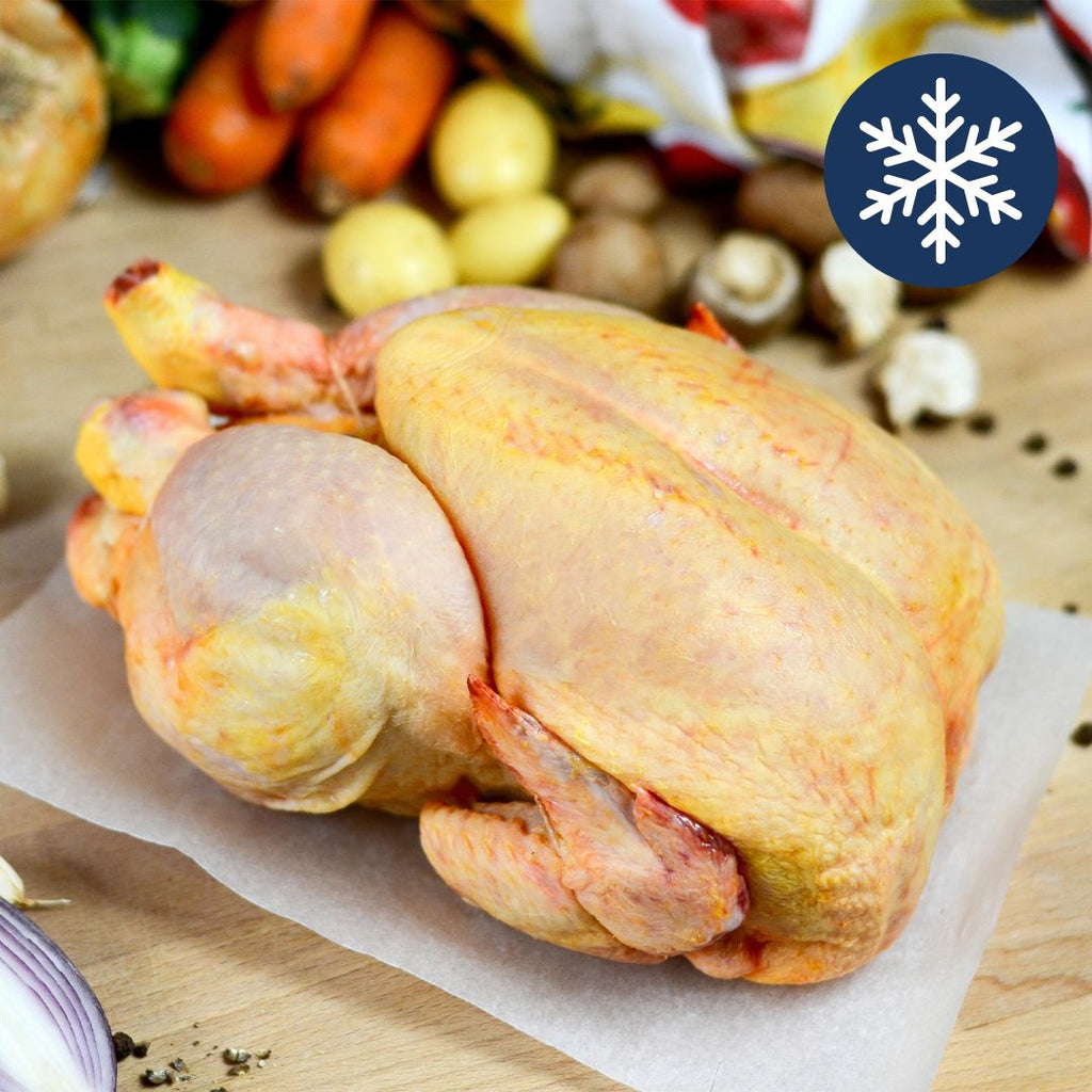 Cornfed Yellow free-range chicken, Maison Duffour, Dubai, UAE