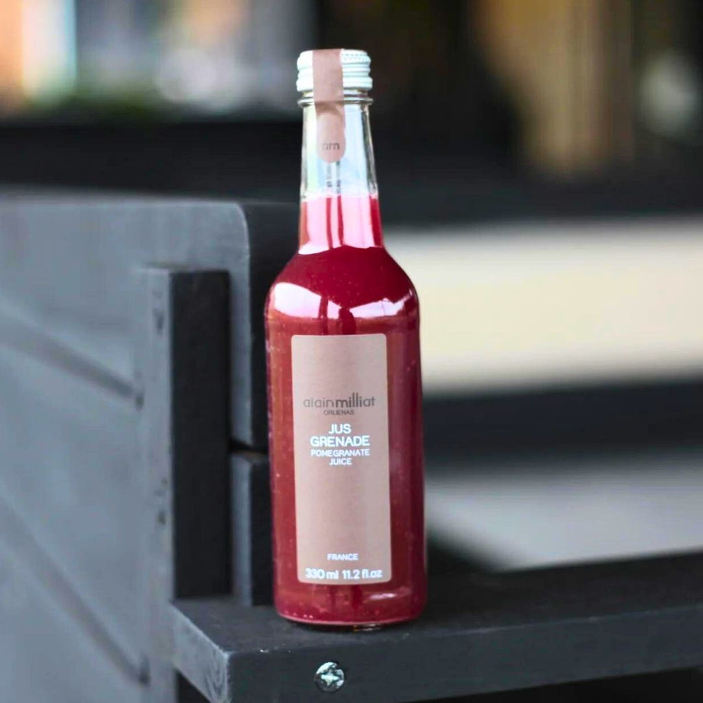 Pomegranate juice Alain Milliat, Maison Duffour, Dubai, UAE