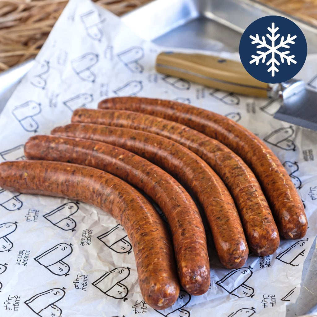 Beef chorizo sausages, Maison Duffour, Dubai, UAE