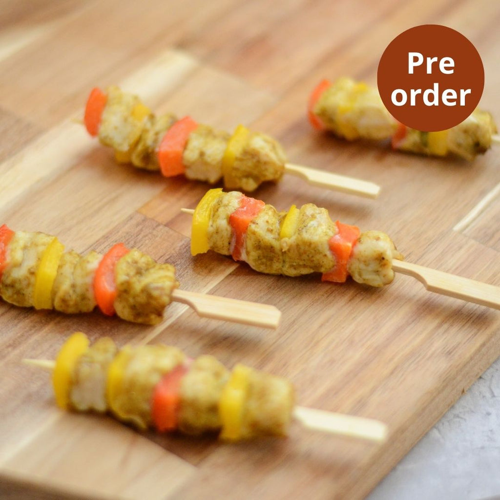 Skewers marinated chicken, catering, Maison Duffour, Dubai, UAE