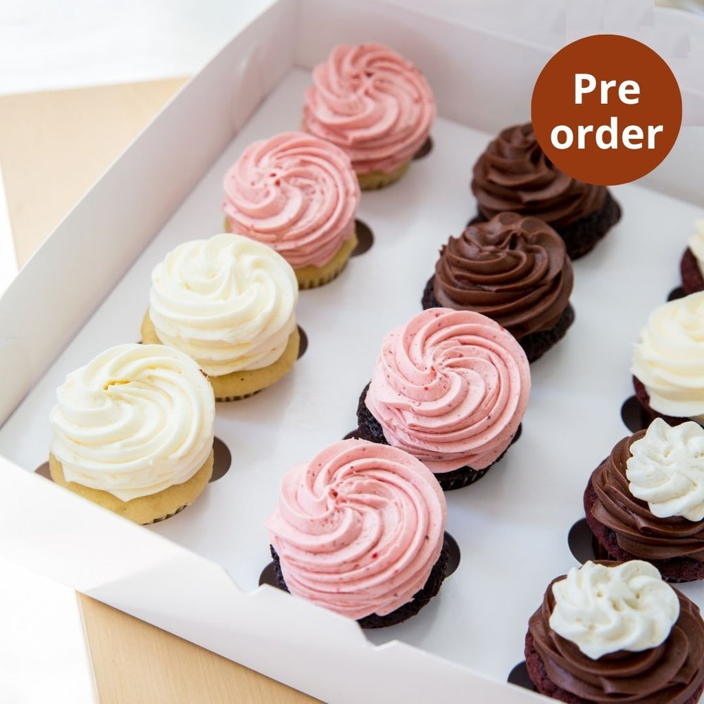 Customized cupcake - box of 12, Maison Duffour, Dubai. Maison Duffour