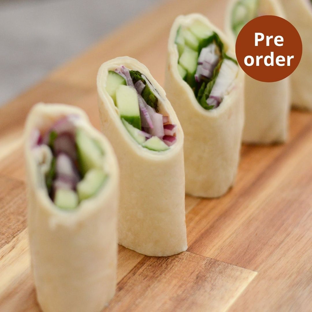 Wraps cucumber and labneh, Maison Duffour, Dubai, UAE