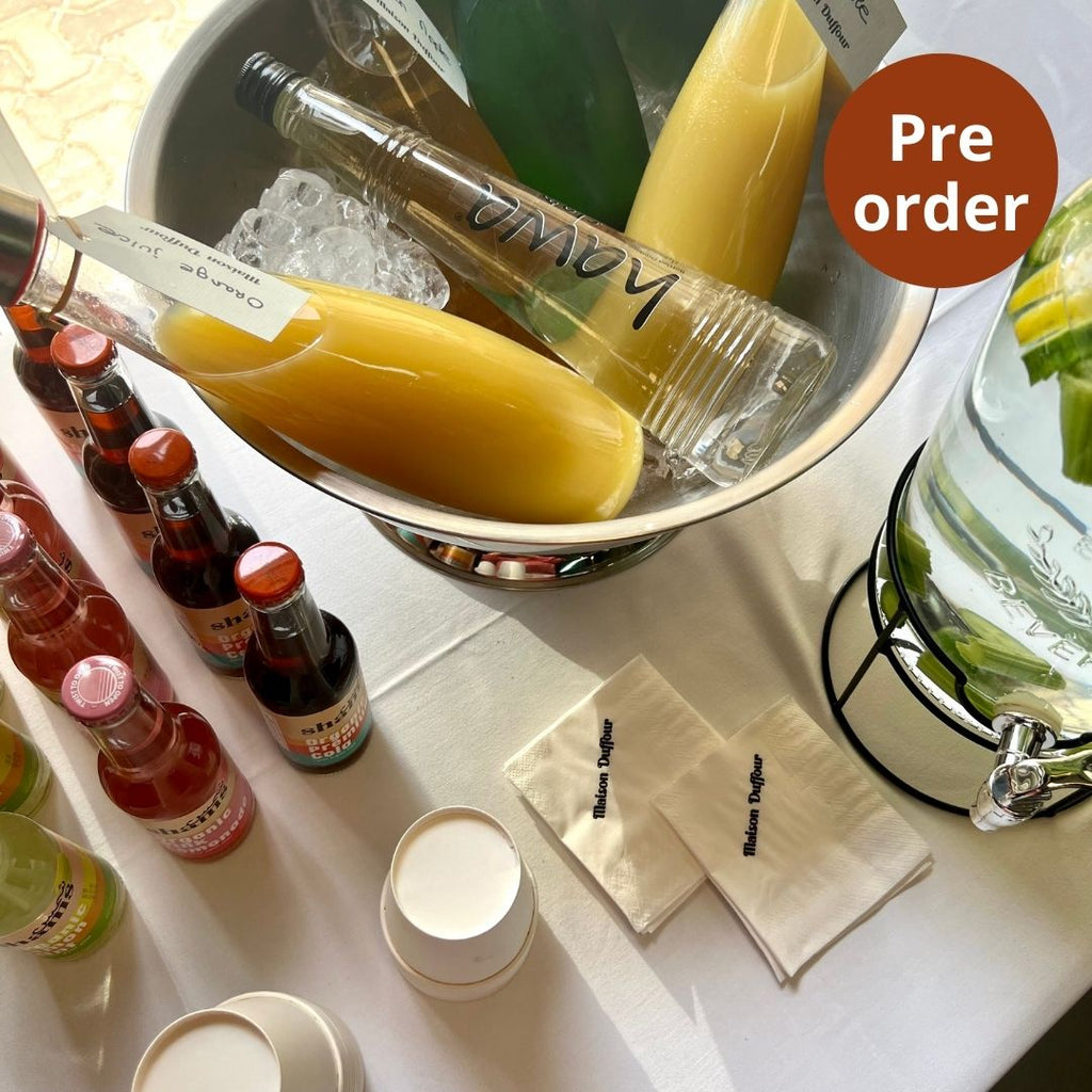Soft drinks packages, Maison Duffour, Catering, Dubai, UAE