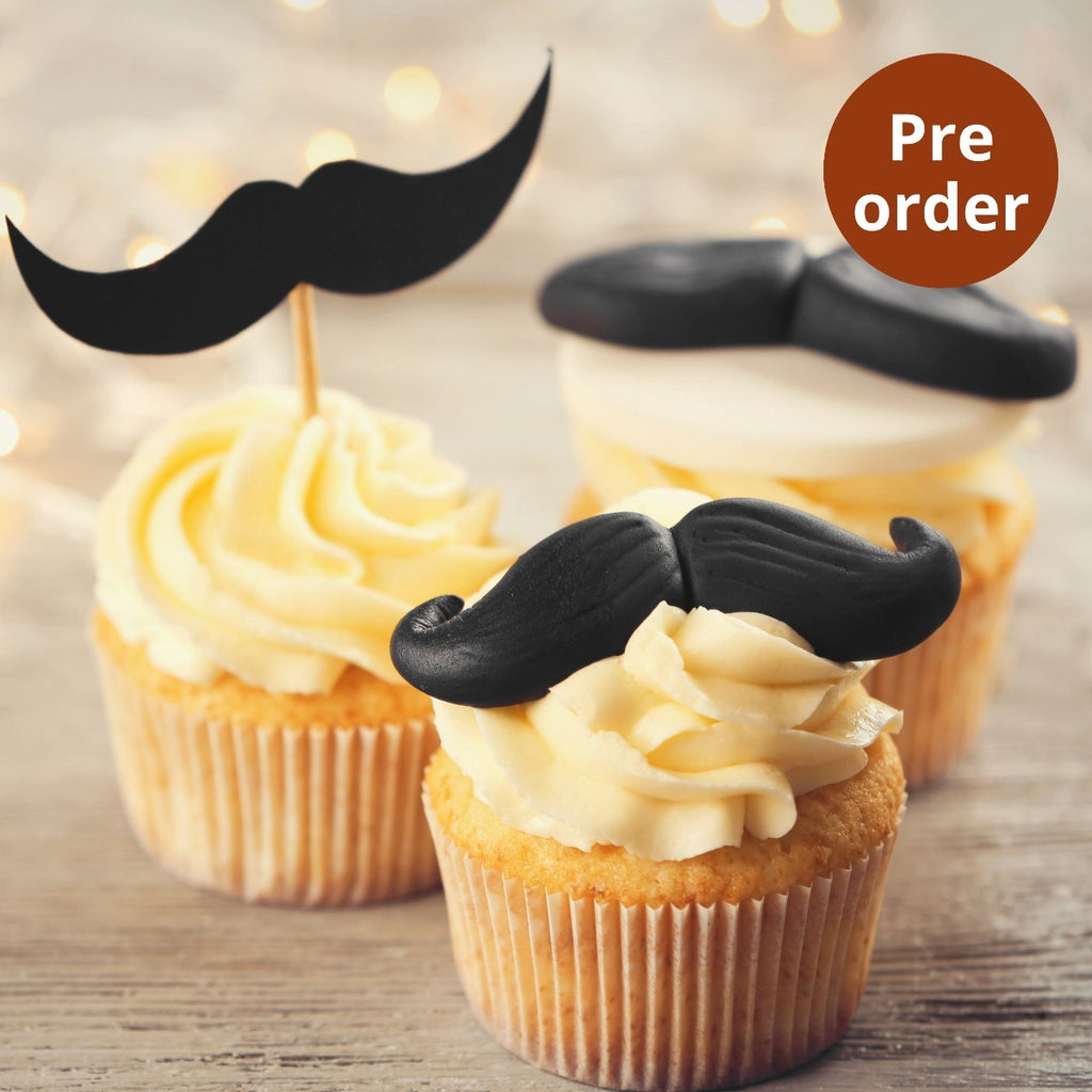 Movember cupcakes, Maison Duffour, Dubai, UAE