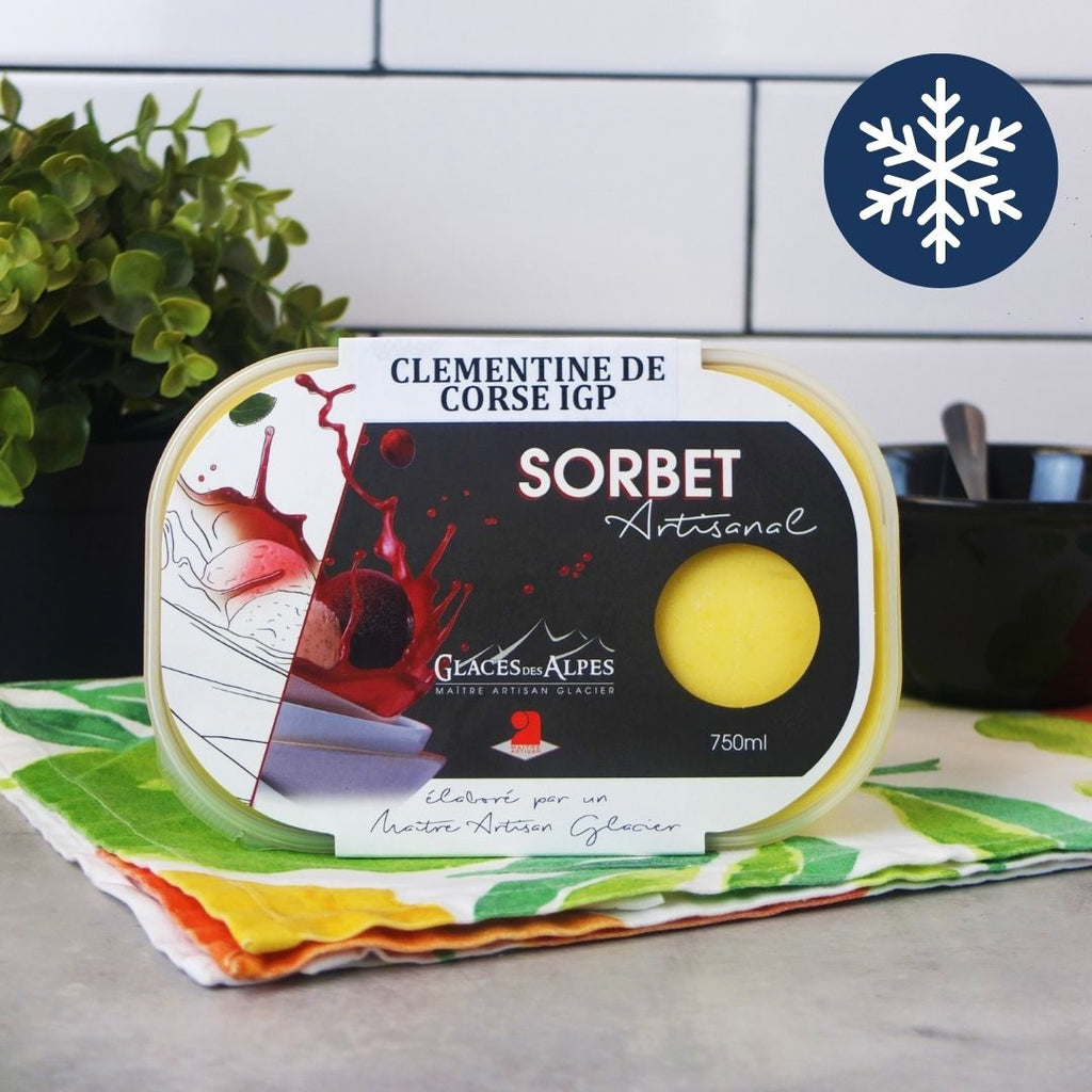 Artisanal corsican clementine IGP sorbet, Maison Duffour, Dubai, UAE