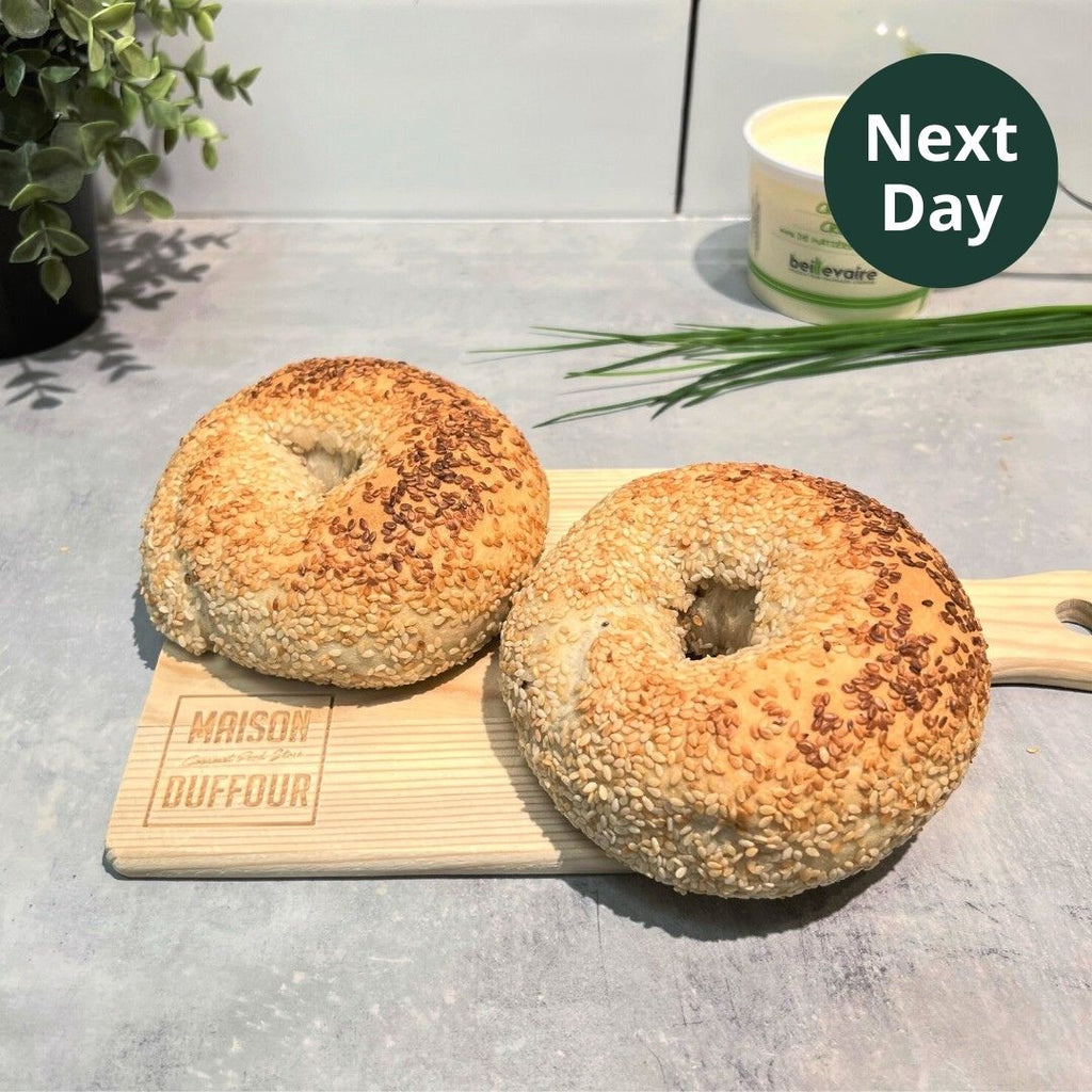 Bagels Sesame (vegan), Maison Duffour, Dubai, UAE