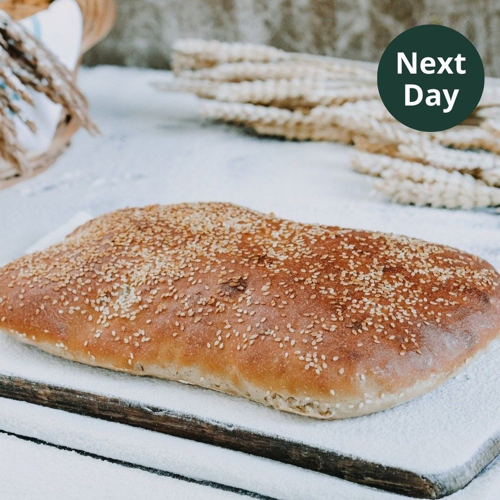 Arabic flat bread (vegan), Maison Duffour, Dubai, UAE