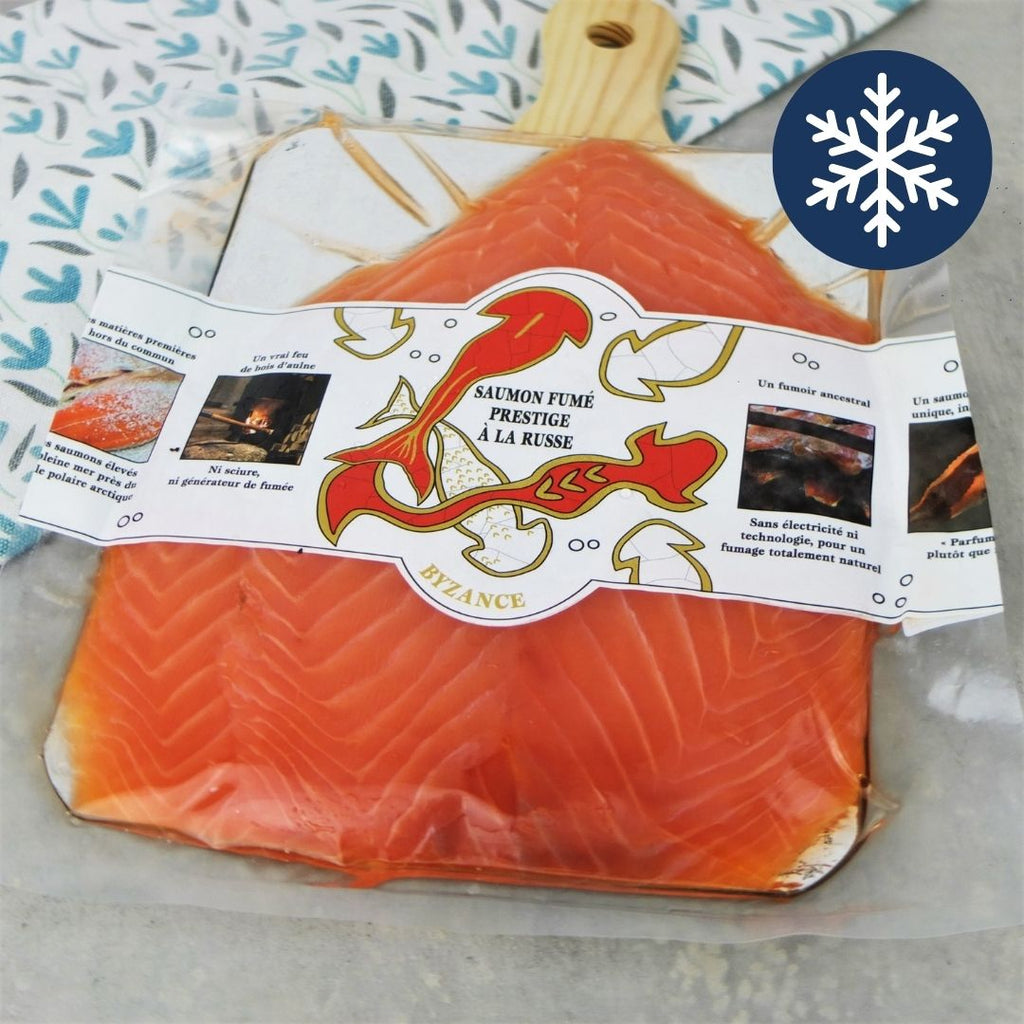 Prestige smoked salmon, 2 or 4 slices, Maison Duffour, Dubai, UAE