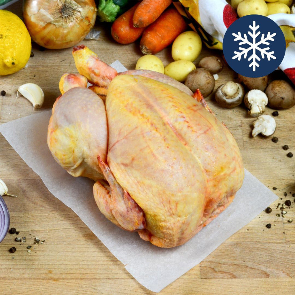 Cornfed Yellow free-range chicken, Maison Duffour, Dubai, UAE