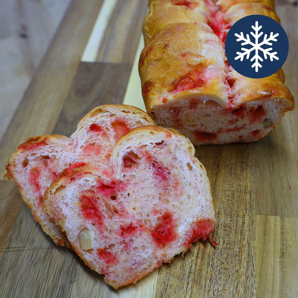 Brioche with pink pralines, Maison Duffour, Dubai, UAE