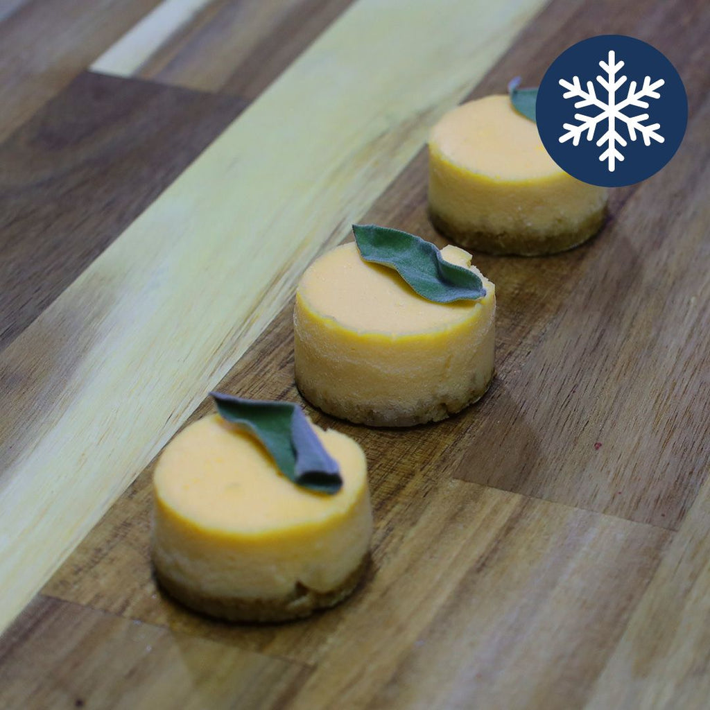 Mini Corsican clementine and basil cheesecake, Maison Duffour, Dubai, UAE