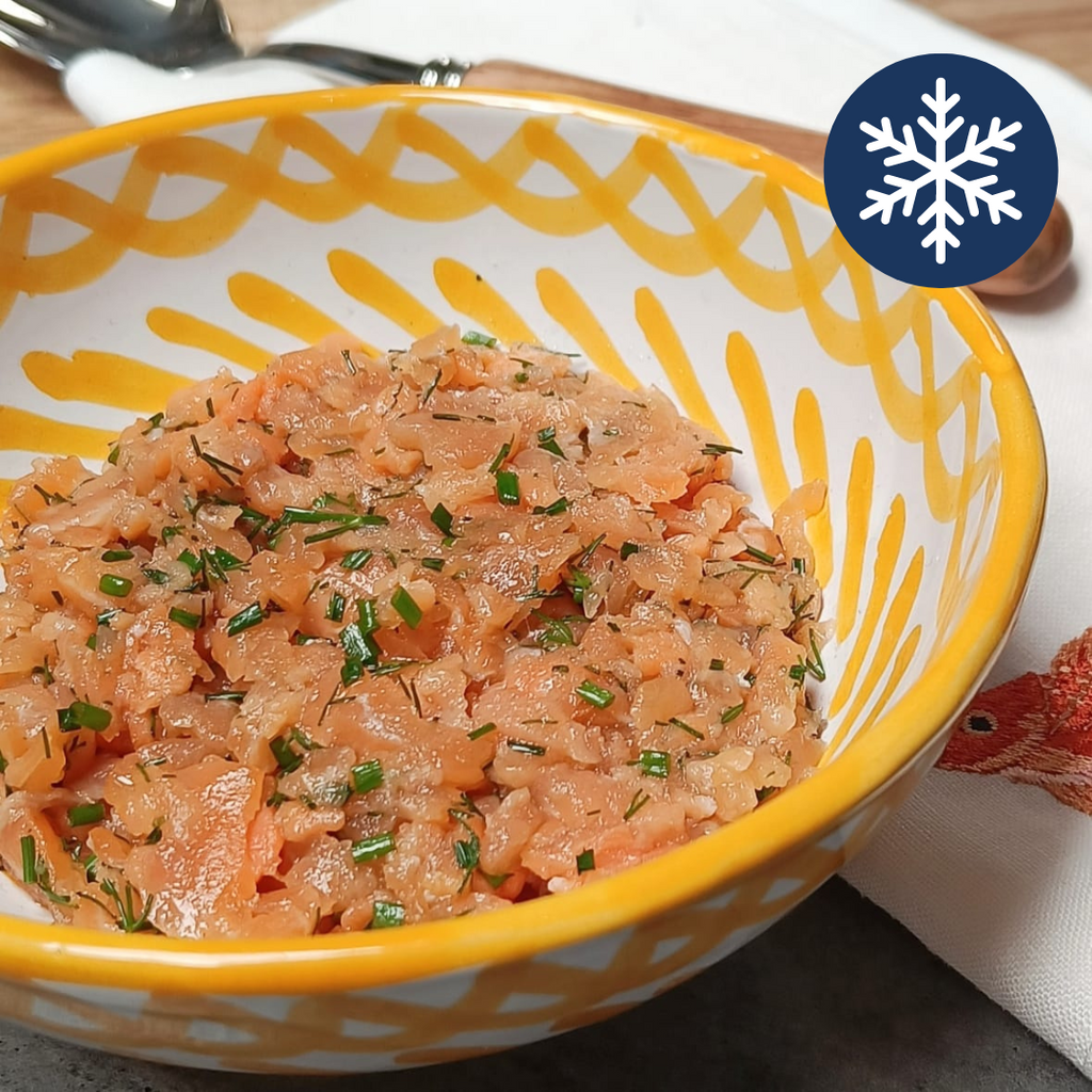 Duo of fresh and smoked salmon tartare - Fish ready to eat - Maison Duffour UAE Gourmet Food Store Dubai