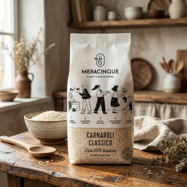 Risotto Rice Carnaroli Classico Meracinque