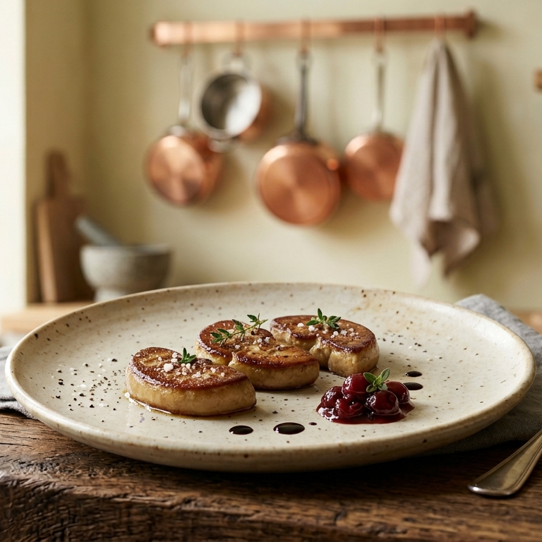 foie gras on a plate