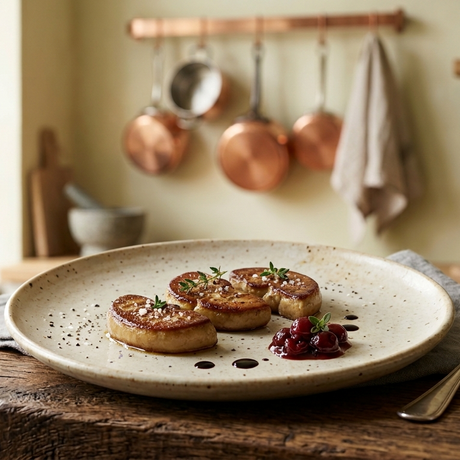 foie gras on a plate
