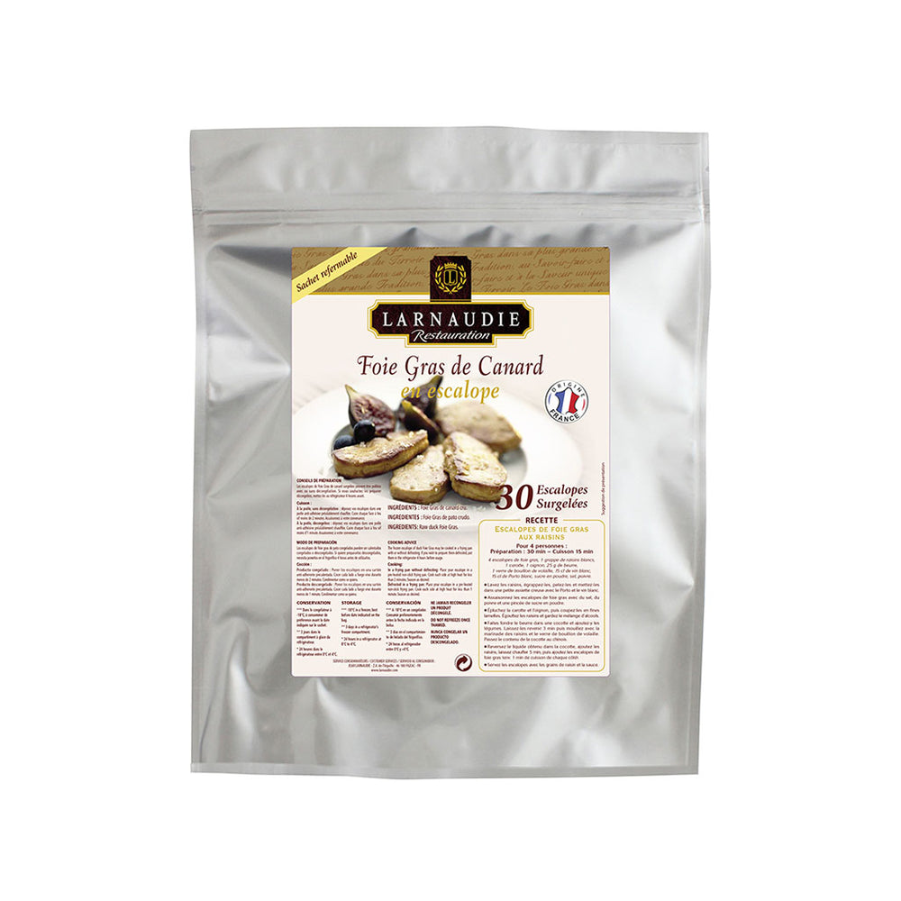 Frozen Duck Foie Gras Escalopes  40 - 60 gm