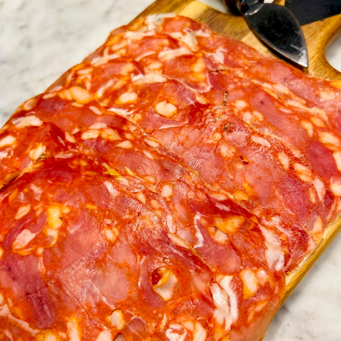 Pork Chorizo In Pepper Crust
