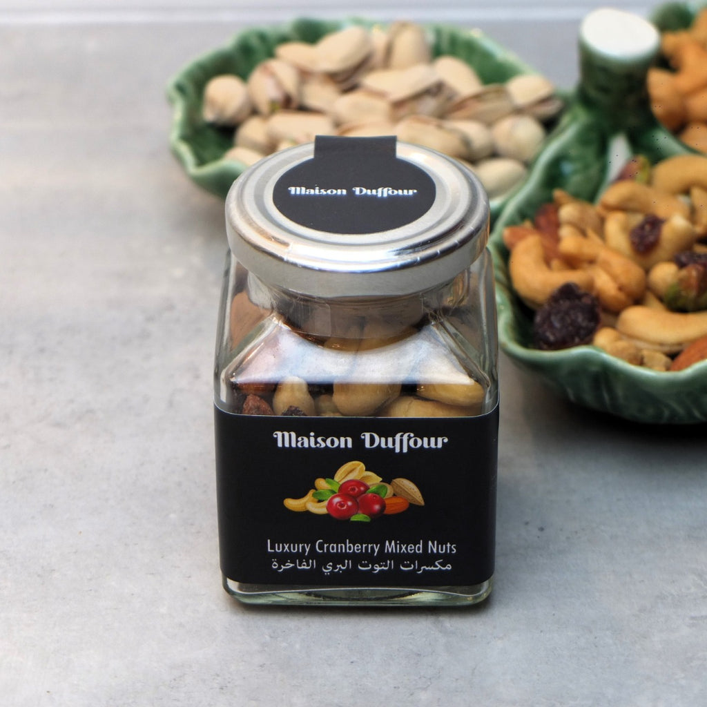 Luxury Cranberry Mixed Nuts, Maison Duffour, Dubai, UAE