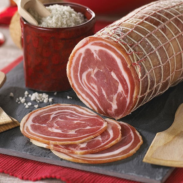 Pancetta dry salted Italian cold cut pork meat - Maison Duffour UAE Gourmet Food Store Dubai