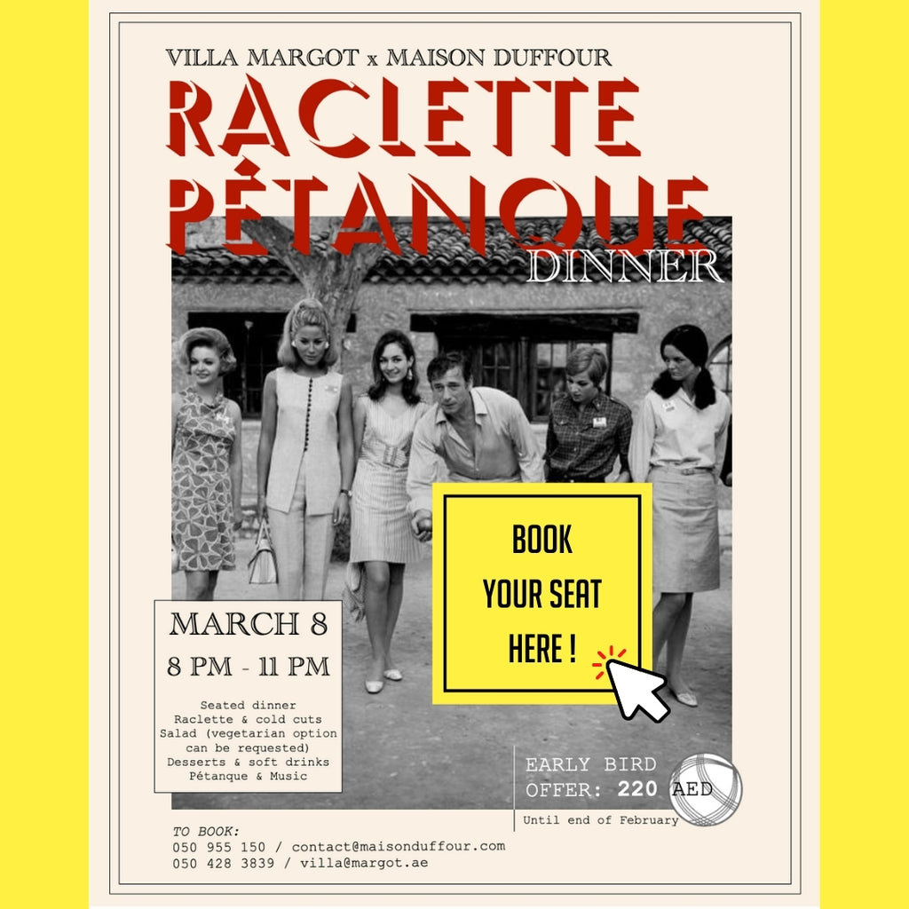 Raclette & Petanque event - Villa Margot X Maison Duffour