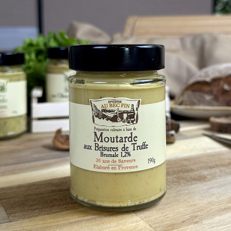 Black truffle mustard - Maison Duffour UAE Gourmet Food Store