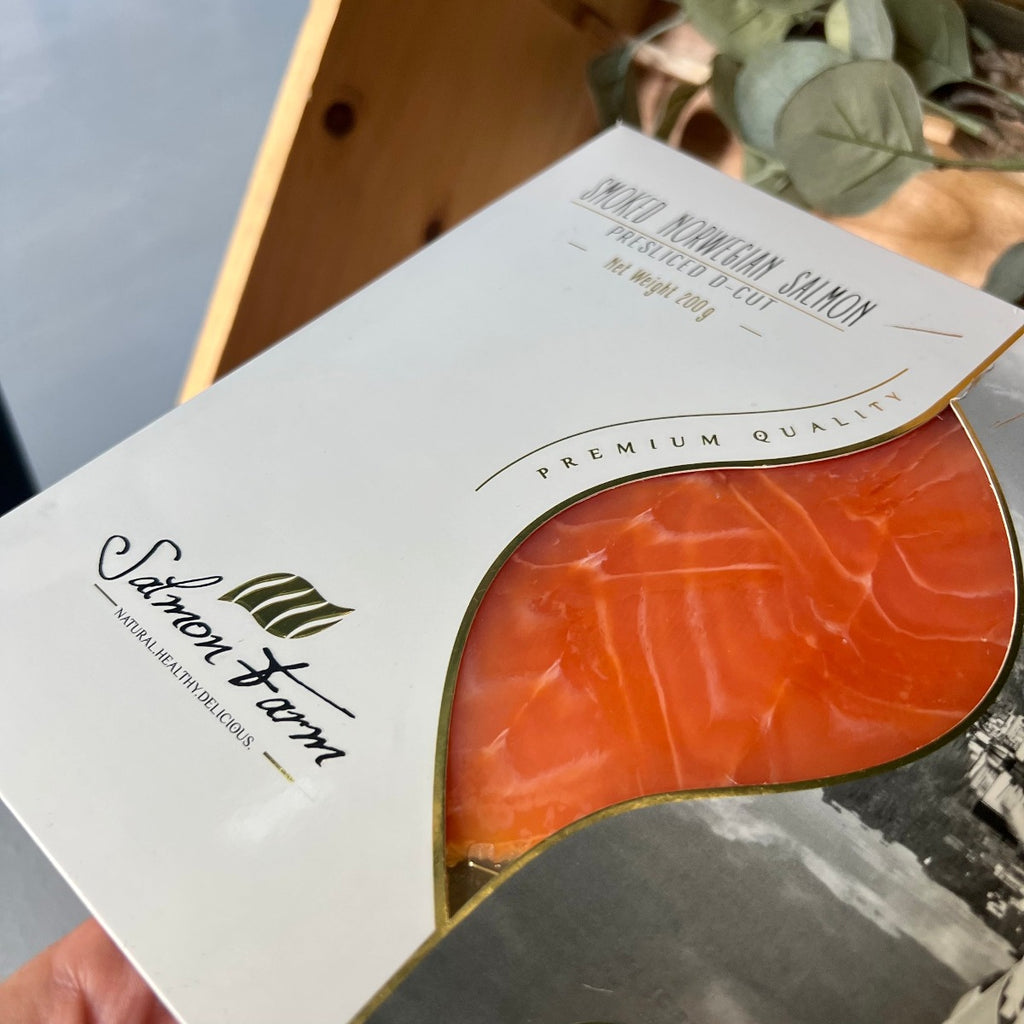 Smoked salmon, cold, slices, Dubai, UAE, Maison Duffour