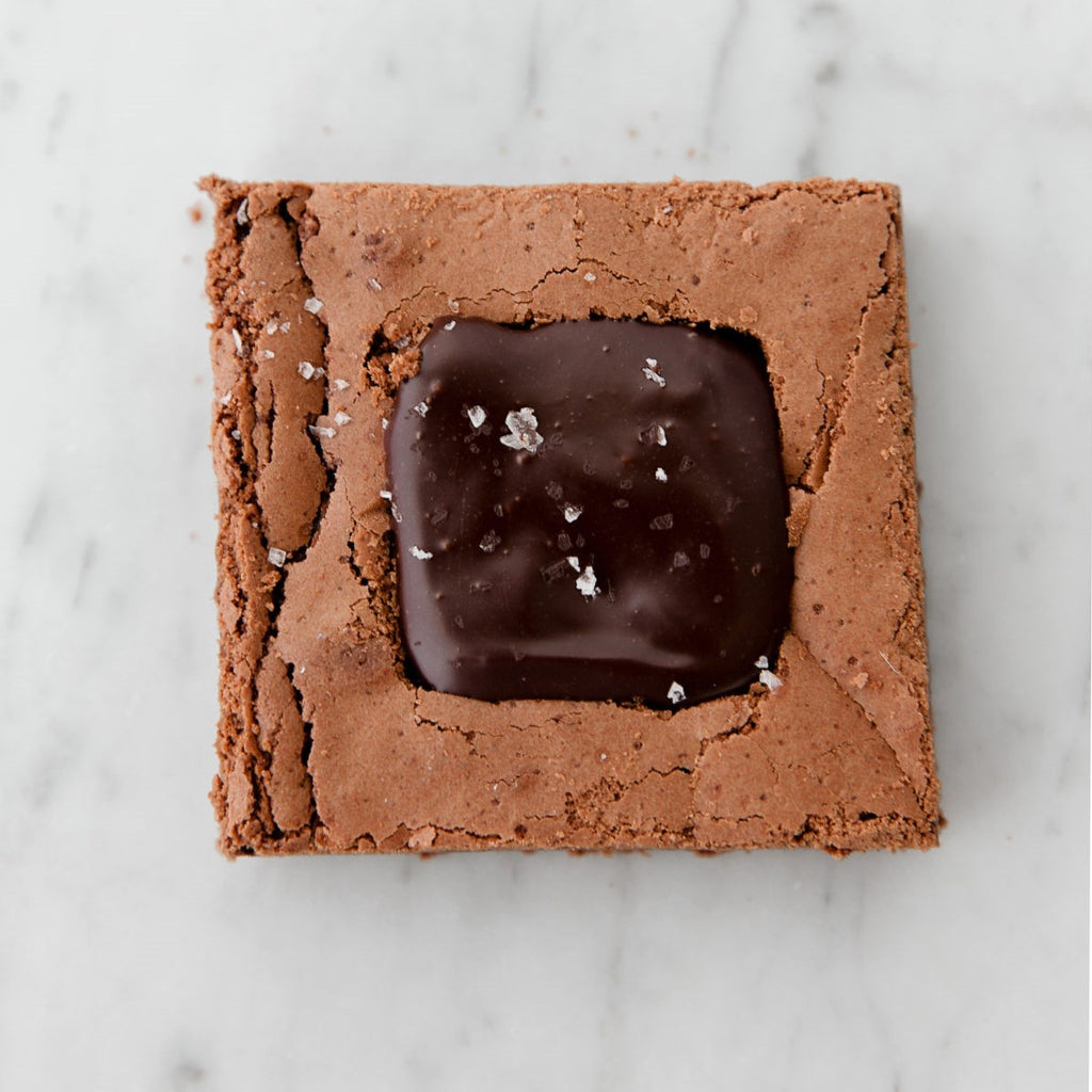 Sea salt brownie by Mirzam, UAE | Maison Duffour