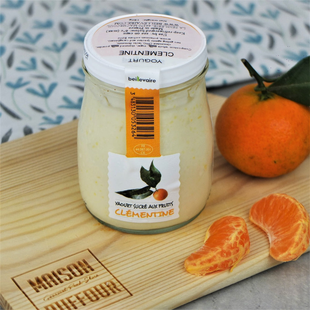 Clementine yoghurt, traditional recipe, France | Maison Duffour