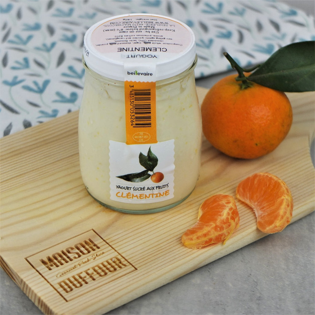 Clementine yoghurt, traditional recipe, France | Maison Duffour 