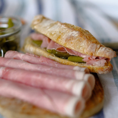 Cooked ham, pork ham, Maison Duffour, Dubai, UAE