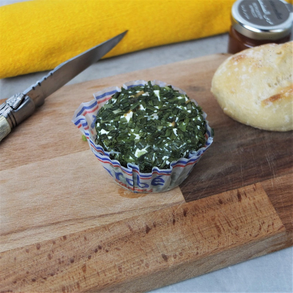 Fresh goat cheese coated with herbs and shallot, France | Maison Duffour 