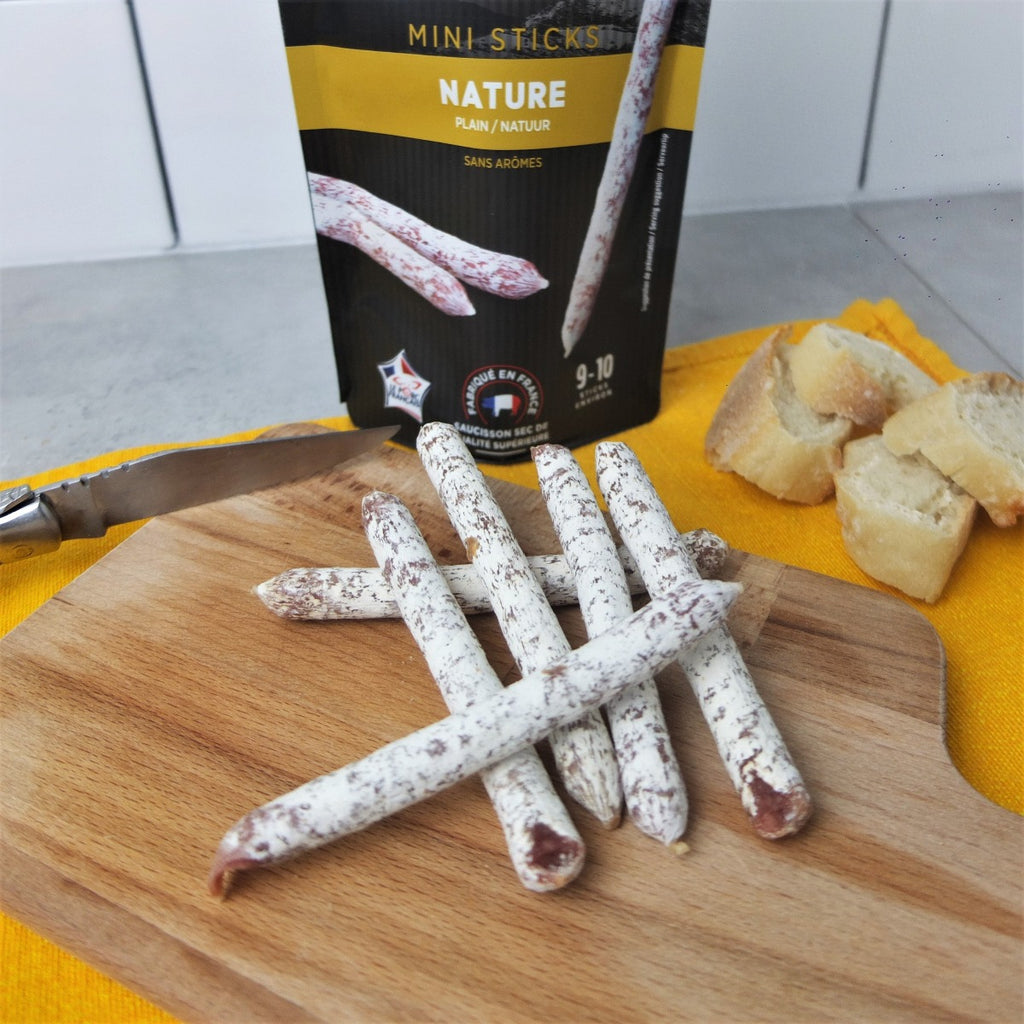 Mini natural saucisson sticks, France | Maison Duffour