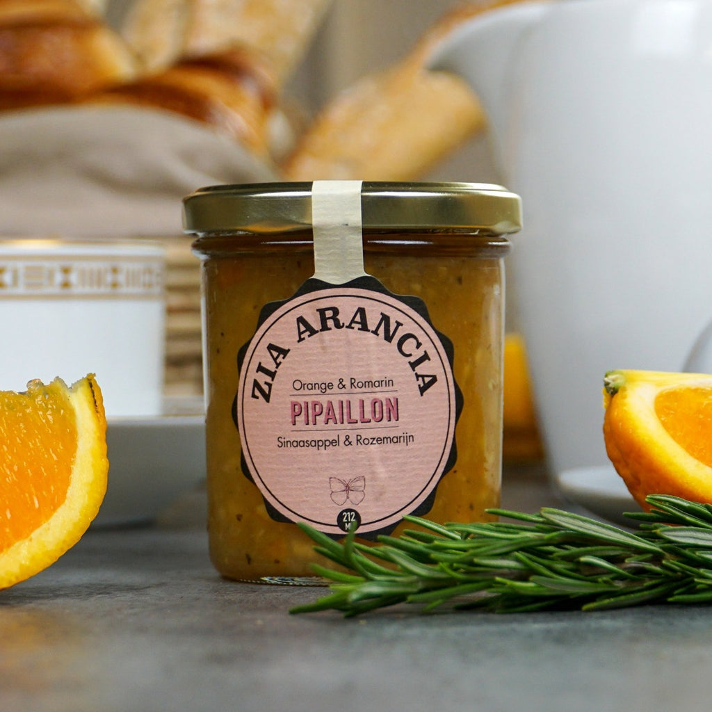 Orange and rosemary jam, organic, Belgium | Maison Duffour 