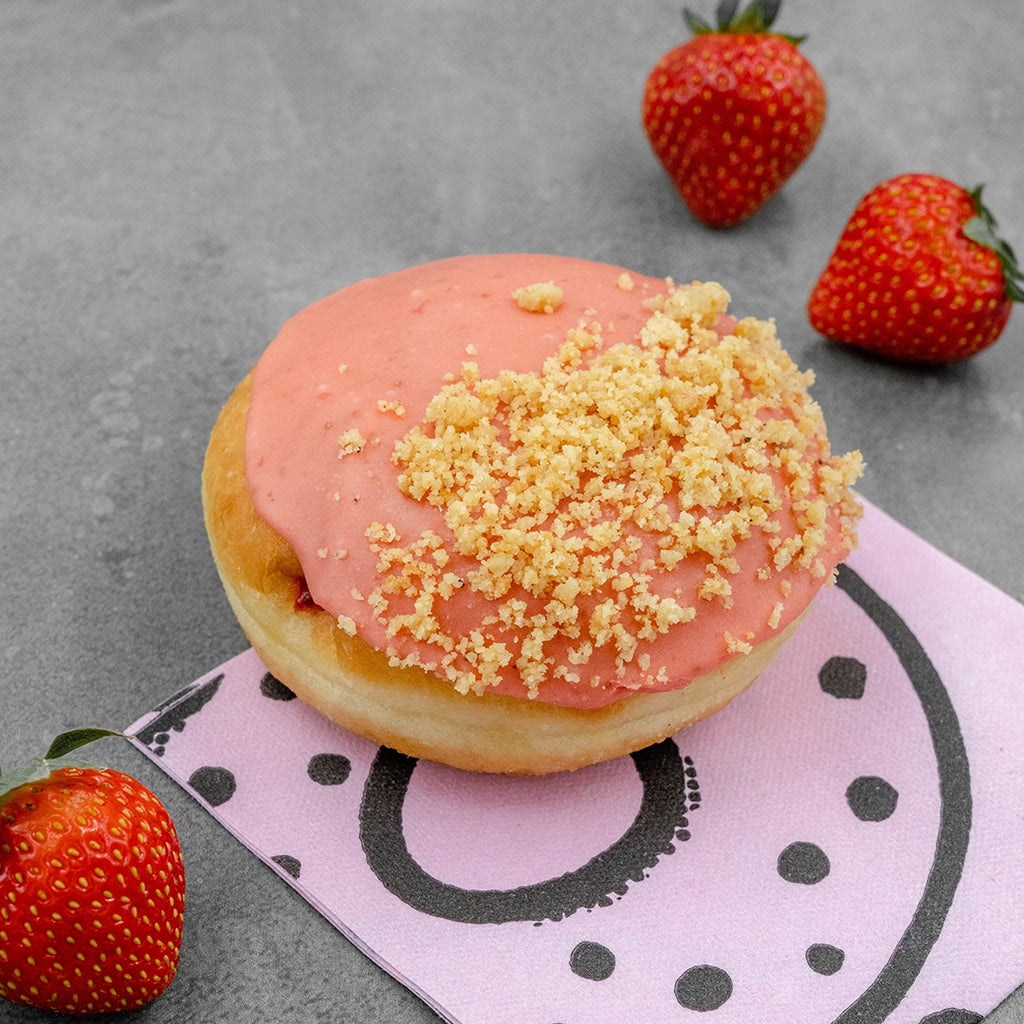 Vegan strawberry donut | Maison Duffour 