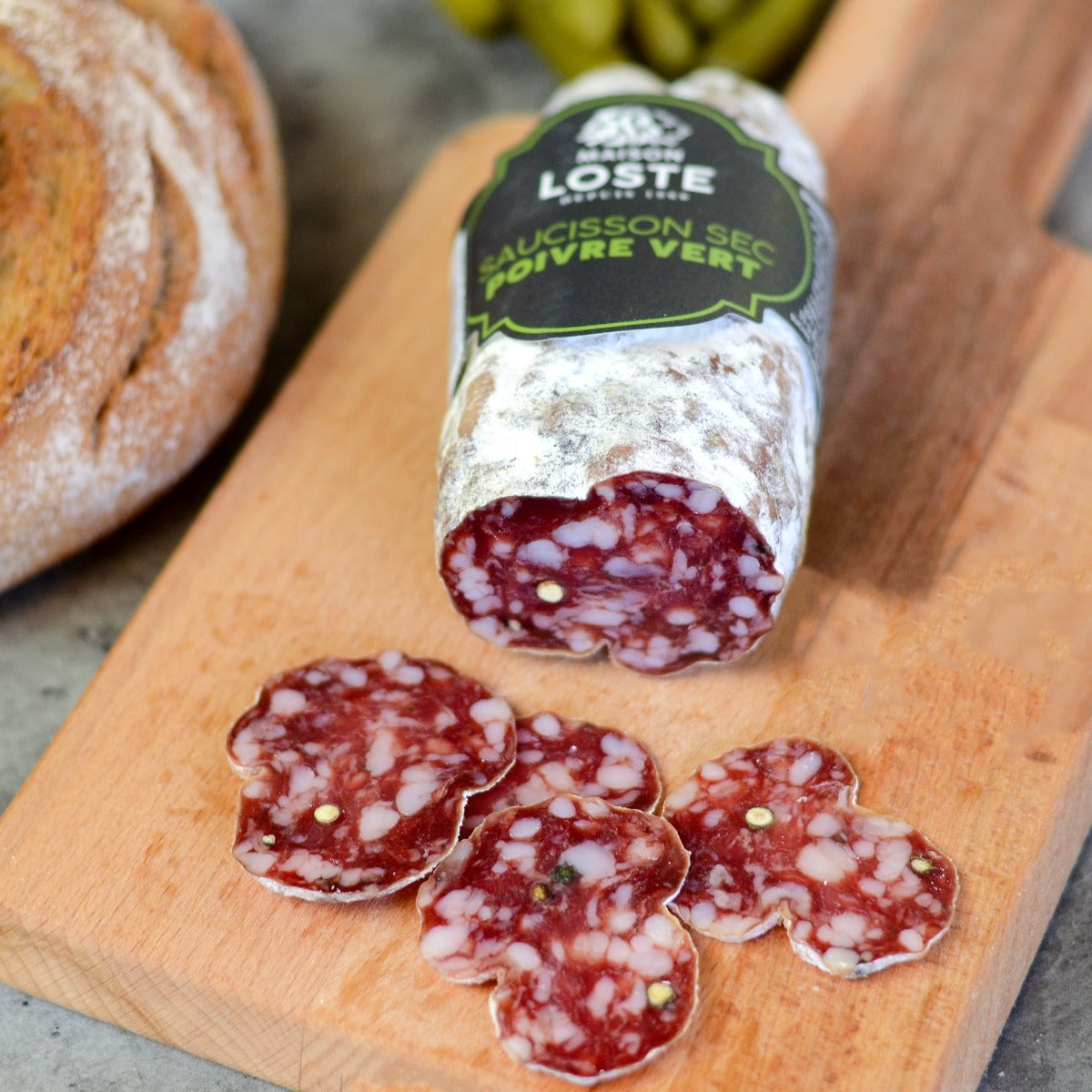Green pepper saucisson