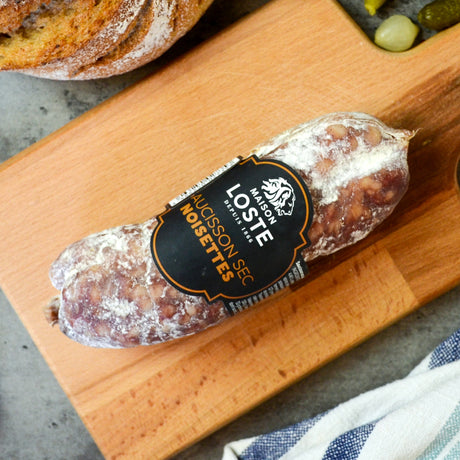 Hazelnut saucisson