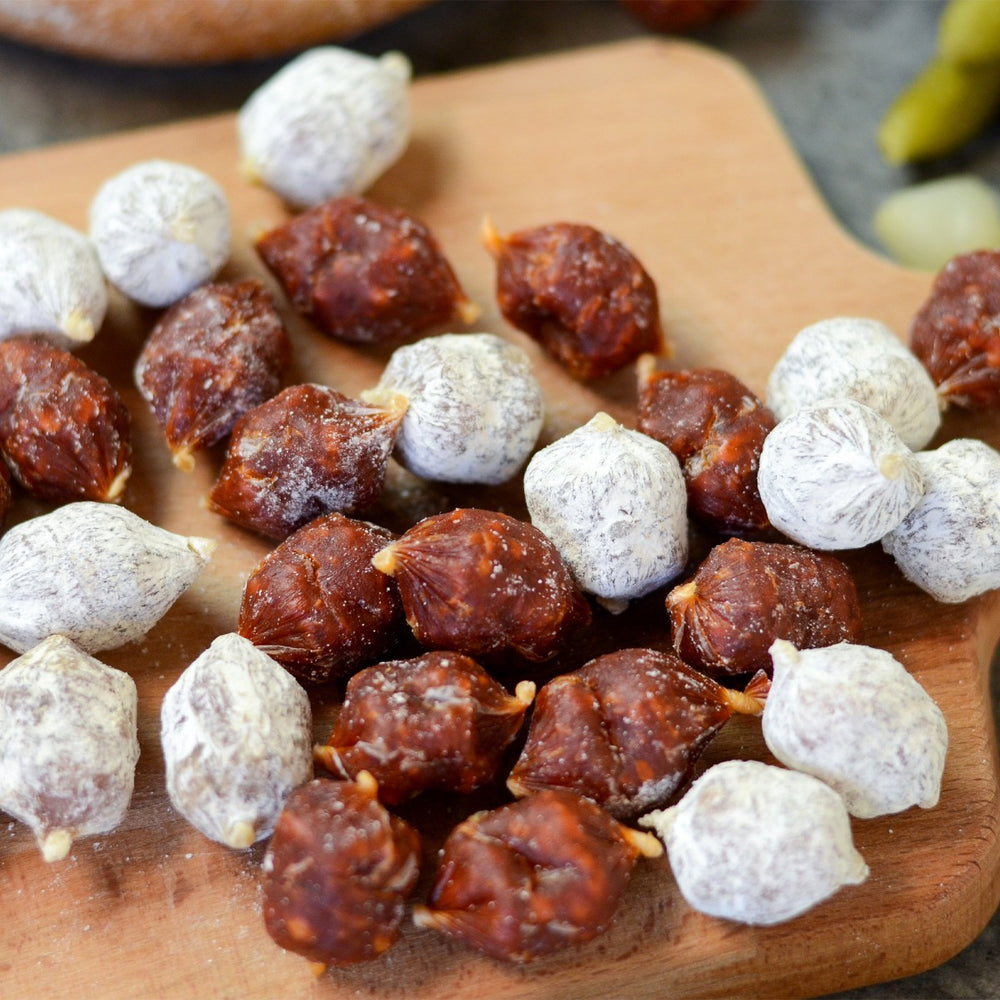 Mixed cocktail saucissons, chorizo and plain